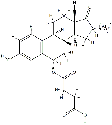6 alpha,16 alpha-dihydroxyestrone 6-hemisuccinate CAS#: 84371-31-3