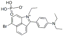 6-bromo-2-[4-(diethylamino)phenyl]-1-ethylbenz[cd]indolium dihydrogen phosphate CAS#: 83950-27-0