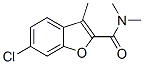 6-chloro-N,N,3-trimethyl-benzofuran-2-carboxamide CAS#: 81718-70-9