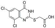 (6,8-DICHLORO-4-OXO-3,4-DIHYDRO-QUINAZOLIN-2-YLSULFANYL)-ACETIC ACID CAS#: 87634-47-7
