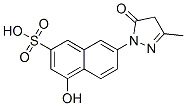 7-(4,5-dihydro-3-methyl-5-oxo-1H-pyrazol-1-yl)-4-hydroxynaphthalene-2-sulphonic acid CAS#: 85136-68-1