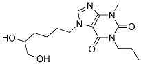 7-(5,6-dihydroxyhexyl)-3-methyl-1-propyl-purine-2,6-dione CAS#: 86257-13-8