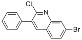 7-BROMO-2-CHLORO-3-PHENYLQUINOLINE CAS#: 85274-44-8