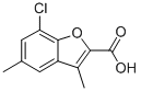 7-CHLORO-3,5-DIMETHYL-2-BENZOFURANCARBOXYLIC ACID CAS#: 842115-70-2