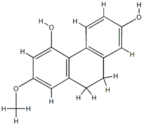 7-Methoxy-9,10-dihydrophenanthrene-2,5-diol CAS#: 87530-30-1