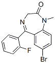 7-bromo-5-(2-fluorophenyl)-1-methyl-1,3-dihydro-2H-1,4-benzodiazepin-2-one CAS#: 86890-79-1