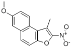 7-methoxy-1-methyl-2-nitronaphtho(2,1-b)furan CAS#: 86539-71-1