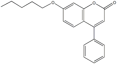 7-(pentyloxy)-4-phenyl-2H-chromen-2-one CAS#: 85297-24-1