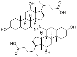7,7-Azo-3-a,12-a-dihydroxycholanic Acid CAS#: 86992-52-1