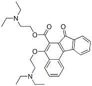 7H-Benzo(c)fluorene-6-carboxylic acid, 5-(2-(diethylamino)ethoxy)-7-ox o-, 2-(diethylamino)ethyl ester CAS#: 83439-25-2