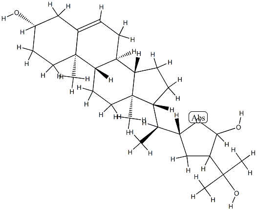 (22R,24ξ)-22,28-Epoxyergost-5-ene-3β,25,28-triol CAS#: 80322-10-7