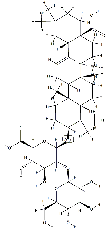3β-[(2-O-β-D-Glucopyranosyl-β-D-glucopyranuronosyl)oxy]oleana-12-ene-28-oic acid CAS#: 80930-74-1