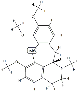 [12aS,(+)]-1,2,3,12aβ-Tetrahydro-1-methyl-6,8,9-trimethoxy-12H-[1]benzoxepino[2,3,4-ij]isoquinoline CAS#: 81874-23-9