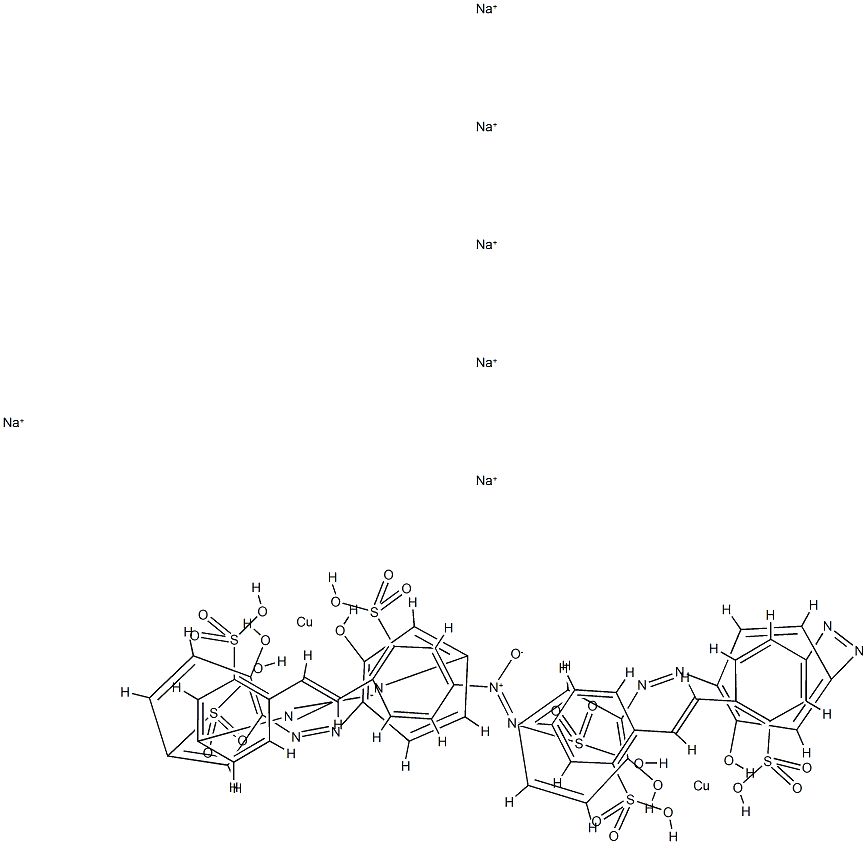 Cuprate, [μ-[[3,3'-azoxybis[6-[2-[4-[[3-hydroxy-4-[(2-hydroxy-5-sulfophenyl) azo]phenyl]azo]-2-sulfophenyl] ethenyl] benzenesulfonato]]]]di-, hexasodium CAS#: 82027-60-9