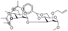 Methyl 2-O-Allyl-4,6-O-benzylidene-3-O-(2’,3’,4’,6’-tetra-O-acetyl-α-D-mannopyranosyl)-α-D-mannopyranoside CAS#: 82185-93-1