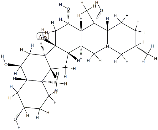 Cevane-3,6,14,16,20-pentol, (3β,5α,6α,16β)- CAS#: 82841-67-6