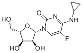4-(CYCLOPROPYLAMINO)-5-FLUORO-1-β-L-RIBOFURANOSYLPYRIMIDINONE CAS#: 842119-99-7