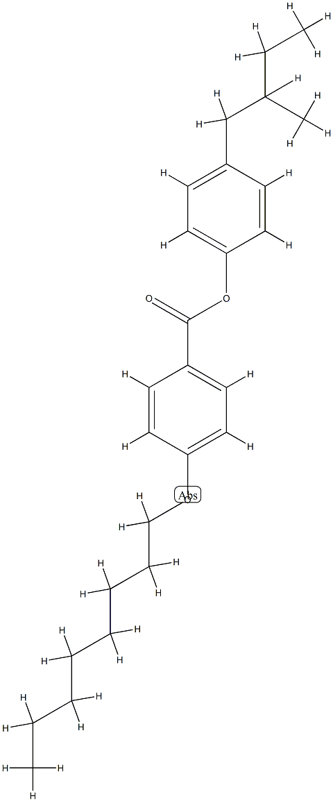 4-(2-methylbutyl)phenyl (±)-4-octyloxybenzoate CAS#: 84236-44-2