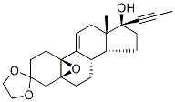 (5α,10α,17β)-5,10-Epoxy-17-hydroxy-17-(1-propyn-1-yl)-estr-9(11)-en-3-one Cyclic 1,2-Ethanediyl Acetal CAS#: 84371-57-3