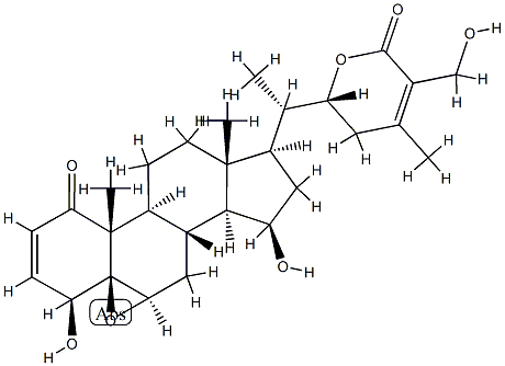 (22R)-5β,6β-Epoxy-4β,15β,22,27-tetrahydroxy-1-oxo-5β-ergosta-2,24-dien-26-oic acid δ-lactone CAS#: 84461-53-0