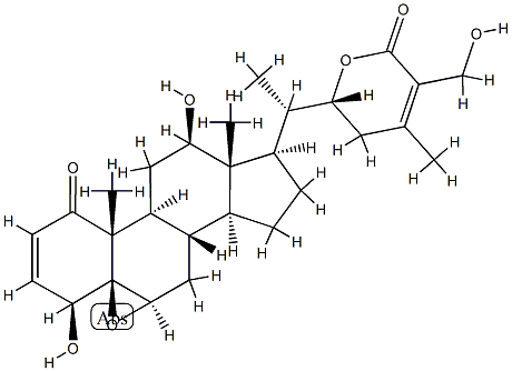 (22R)-5β,6β-Epoxy-4β,12β,22,27-tetrahydroxy-1-oxo-5β-ergosta-2,24-dien-26-oic acid δ-lactone CAS#: 84461-54-1