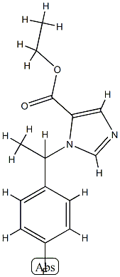 ethyl (±)-1-[1-(4-fluorophenyl)ethyl]-1H-imidazole-4-carboxylate CAS#: 84962-75-4