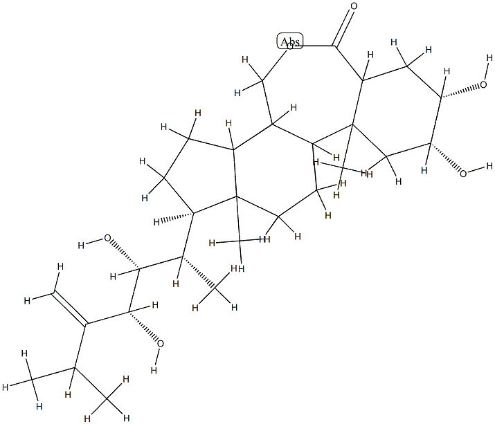 (22R,23R)-2α,3α,22,23-Tetrahydroxy-B-homo-7-oxa-5α-ergost-24(28)-en-6-one CAS#: 85228-11-1