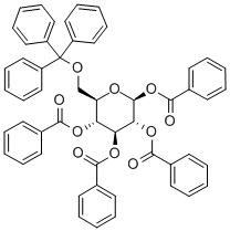 6-O-Trityl-1,2,3,4-tetra-O-benzoyl-β-D-glucopyranose CAS#: 85572-59-4