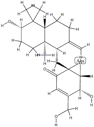 [1R,6R,(+)]-1α-[[(1S,4aR)-Decahydro-6β-hydroxy-5,5,8aβ-trimethyl-2-methylenenaphthalene-1β-yl]methyl]-5β-hydroxy-4-(hydroxymethyl)-7-oxabicyclo[4.1.0]hepta-3-ene-2-one CAS#: 85764-11-0