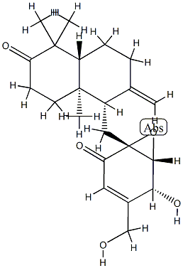 [1R,6R,(+)]-1α-[[(1S,4aR)-Decahydro-5,5,8aβ-trimethyl-2-methylene-6-oxonaphthalene-1β-yl]methyl]-5β-hydroxy-4-(hydroxymethyl)-7-oxabicyclo[4.1.0]hepta-3-ene-2-one CAS#: 85764-12-1