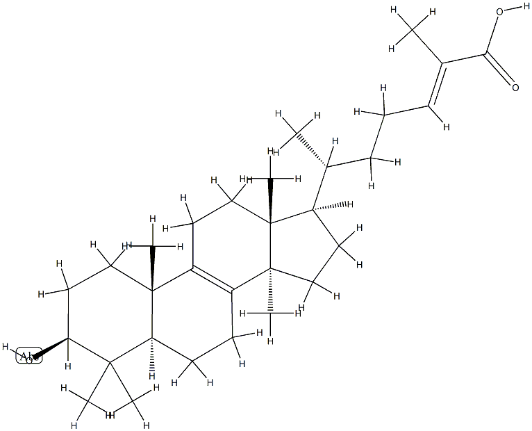 (24E)-3β-Hydroxy-5α-lanosta-8,24-dien-26-oic acid CAS#: 86420-19-1