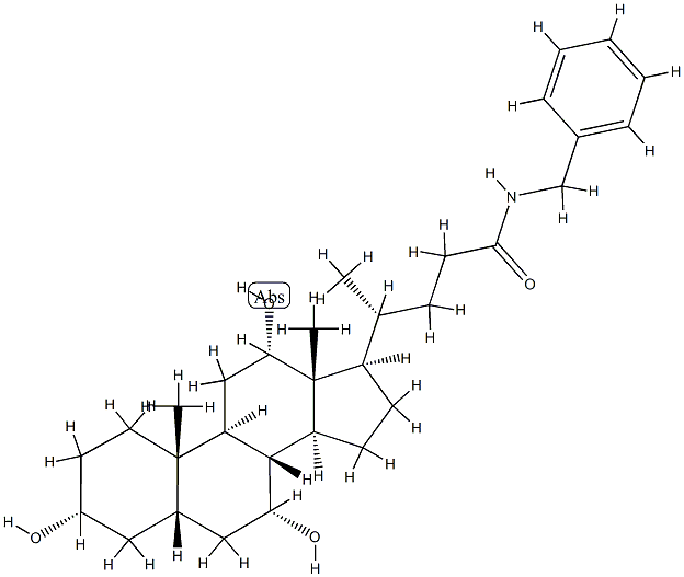 3α,7α,12α-Trihydroxy-N-benzyl-5β-cholan-24-amide CAS#: 86678-86-6