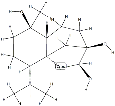 (2S,5aα)-Decahydro-6-methyl-9β-isopropyl-3α,9aα-methano-1-benzoxepine-2α,3,6α-triol CAS#: 87174-93-4
