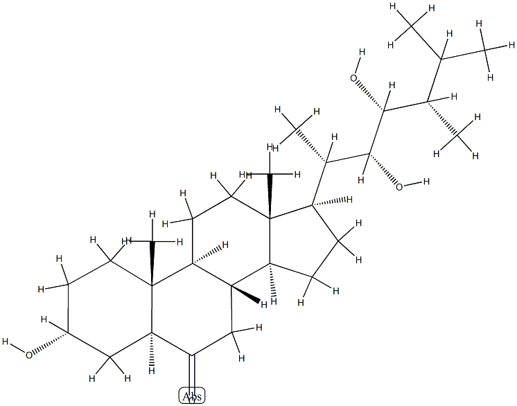 (22R,23R,24S)-3α,22,23-Trihydroxy-5α-ergostan-6-one CAS#: 87734-68-7