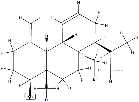 (1S)-1,2,3,4,4aα,4bβ,7,8,8a,9,10,10a-Dodecahydro-1β-bromo-8aα-(bromomethyl)-10aβ-methyl-4-methylene-8β-(1-methylethyl)phenanthrene CAS#: 88142-53-4