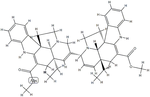 (5α,5'α,8'β,12β,12'β,19α,19'α)-2,2',3,3',6,6',7,7'-Octadehydro-7,8'-biaspidospermidine-3,3'-dicarboxylic acid dimethyl ester CAS#: 88761-30-2