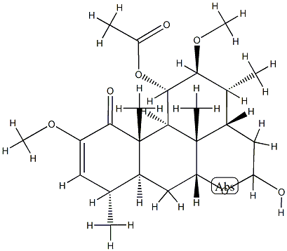 11α-(Acetyloxy)-16-hydroxy-2,12β-dimethoxypicras-2-en-1-one CAS#: 89498-92-0