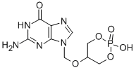 9-((2-hydroxy-1,3,2-dioxaphosphorinan-5-yl)oxymethyl)guanine P-oxide CAS#: 86357-22-4