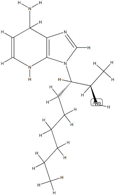 9-(2-hydroxy-3-nonyl)-1-deazaadenine CAS#: 87871-08-7