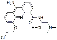 9-Amino-N-(2-(dimethylamino)ethyl)-5-methoxy-4-acridinecarboxamide, di hydrochloride CAS#: 89459-11-0