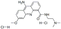 9-Amino-N-(2-(dimethylamino)ethyl)-6-methoxy-4-acridinecarboxamide dih ydrochloride CAS#: 89459-16-5