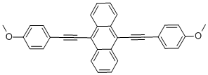 9,10-BIS(4-METHOXYPHENYLETHYNYL)ANTHRACENE CAS#: 80034-27-1
