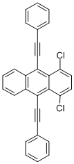 9,10-BIS(PHENYLETHYNYL)-1,4-DICHLOROANTHRACENE CAS#: 80034-19-1