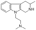 9H-Pyrido(3,4-b)indole, 1,2,3,4-tetrahydro-9-(2-(dimethylamino)ethyl)- 3-methyl- CAS#: 84298-41-9