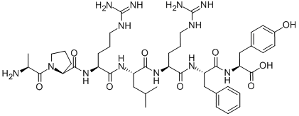 ALA-PRO-ARG-LEU-ARG-PHE-TYR CAS#: 87549-54-0