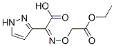 ALPHA-((2-ETHOXY-2-OXOETHOXY)IMINO)-3-PYRAZOLEACETIC ACID, 97%, MIX SYN&ANTI CAS#: 84080-54-6