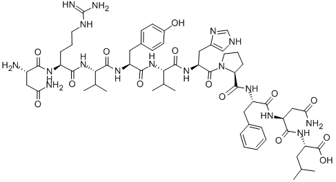 ASN-ARG-VAL-TYR-VAL-HIS-PRO-PHE-ASN-LEU CAS#: 86879-15-4