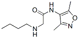 Acetamide, 2-(butylamino)-N-(3,5-dimethyl-4-isoxazolyl)- (8CI) CAS#: 802593-28-8