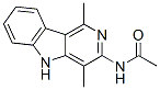 Acetamide, N-(1,4-dimethyl-5H-pyrido(4,3-b)indol-3-yl)- CAS#: 83584-84-3