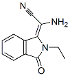 Acetonitrile, amino(2-ethyl-2,3-dihydro-3-oxo-1H-isoindol-1-ylidene)-, (2Z)- (9CI) CAS#: 809230-45-3
